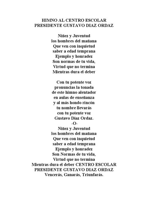 centro escolar hymn|For Freshmen .
